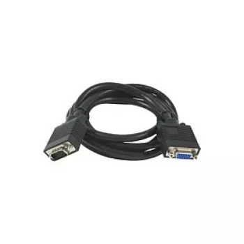 Synergy 21 S215298 – VGA (D-Sub) adapteris, vyriškas–moteriškas, auksuoti kontaktai, juodas
