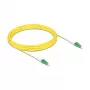 DeLOCK 83233 InfiniBand šviesolaidinis kabelis 10 m LC LC/APC geltonas