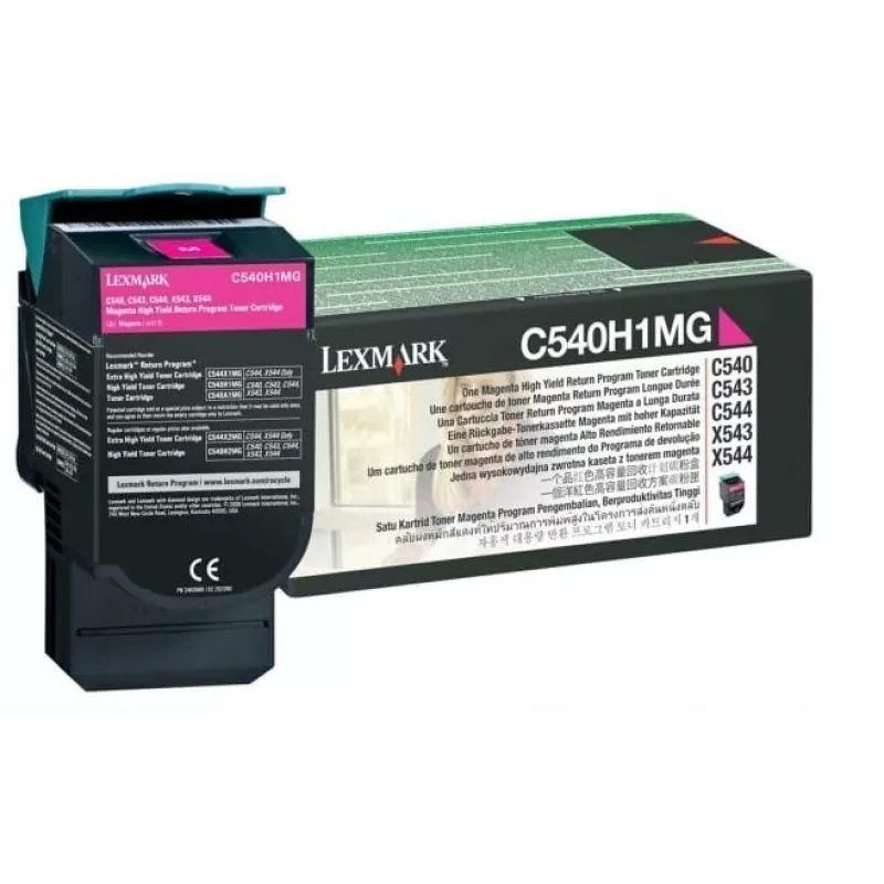 Lexmark C540H1MG - Toner raudonas - skirta C540, C543, C544, C546, X543, X544, X546, X548