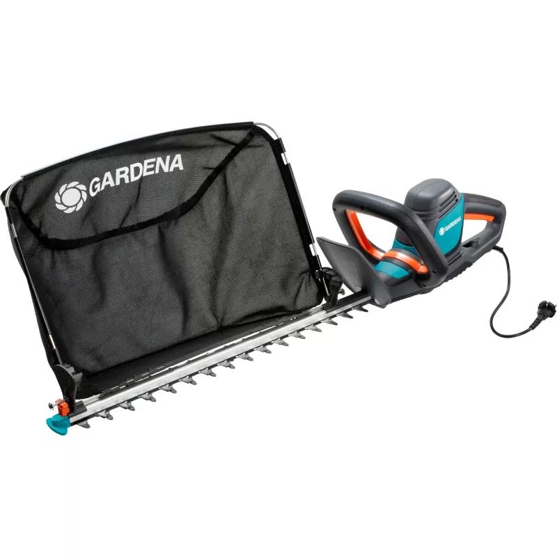 Gardena elektrinis gyvatvorių žirklių komplektas ComfortCut 550/50, 50 cm, dvigubas peilis, 2,7 cm, oranžinė, juoda, mėlyna, 2,6 m/s², 84 dB