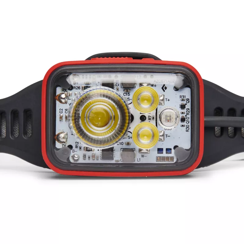Black Diamond Distance 1500 Raudona, Balta Rankinis žibintuvėlis LED