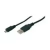 Assmann USB 2.0 jungiamasis laidas, tipas A – micro B, vyriški kištukai, 3,0 m, juodas (AK-300110-030-S)