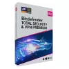 Bitdefender Total Security + Premium VPN | 5 kompiuteriams | 1 metai | Tik ES