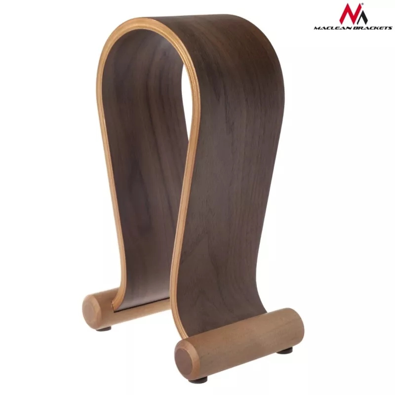 Priedas ausinėms laikyti Maclean MC-815W, medinis, riešutmedžio spalva, 400 g