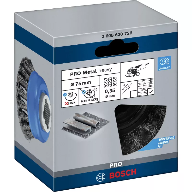 Bosch 2 608 620 726 puodinis šepetys kampiniam šlifuokliui