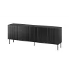 Cama komoda ISLA 200x40x75 matinis juodas