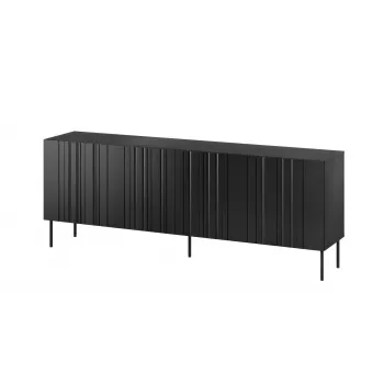 Cama komoda ISLA 200x40x75 matinis juodas