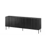 Cama komoda ISLA 200x40x75 matinis juodas