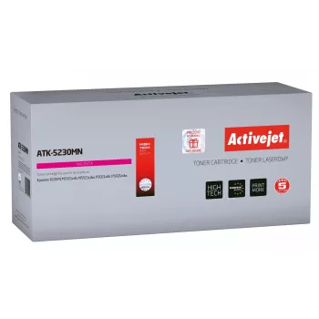 Activejet ATK-5230MN kasetė (atitikmuo Kyocera TK-5230M; Supreme; 2200 puslapių; rausvai violetinė)