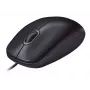 Logitech M90 laidinė optinė biuro pelė – 1000 DPI, ambidekstrinė, USB-A, juoda