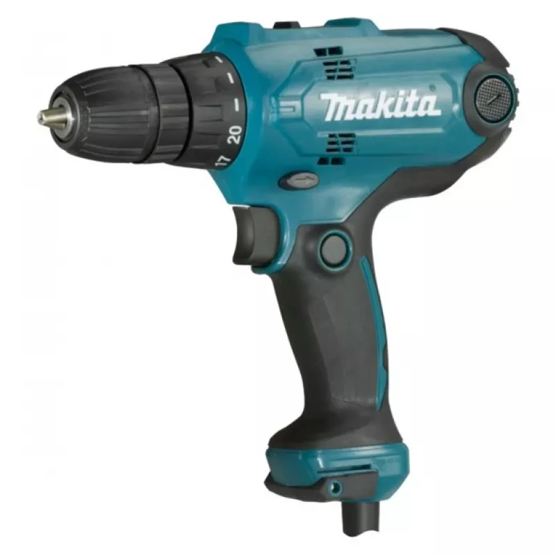 Gręžtuvas Makita DF0300 1500 RPM Bepaketis 1,2 kg Juodas, Mėlynas