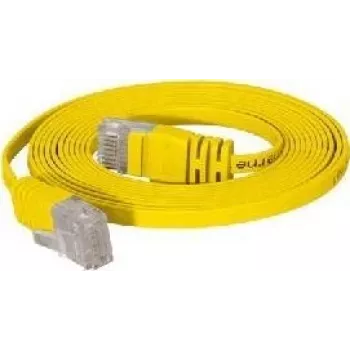 Tinklo laidas Tecline 1 m Cat.6 geltonas U/UTP