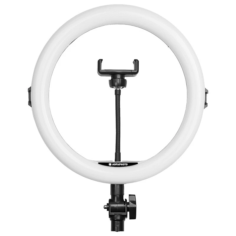 Agfa Arl11 žiedinė šviesa 120 LED vlogui + stovas + nuotolinis valdymas