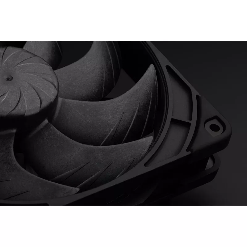 Noctua NF-A14x25 G2 PWM Sx2-PP chromax.black 140mm dviejų ventiliatorių rinkinys