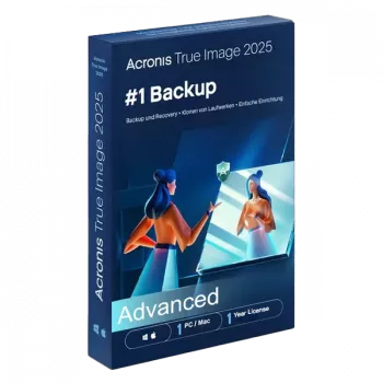 Acronis True Image | Advanced + 500GB Acronis Cloud Storage | 1 PC/MAC | 1 metai