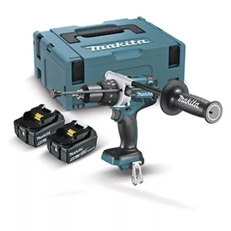 Gręžtuvas Makita DHP458RTJ 2000 RPM Juodas, Mėlynas