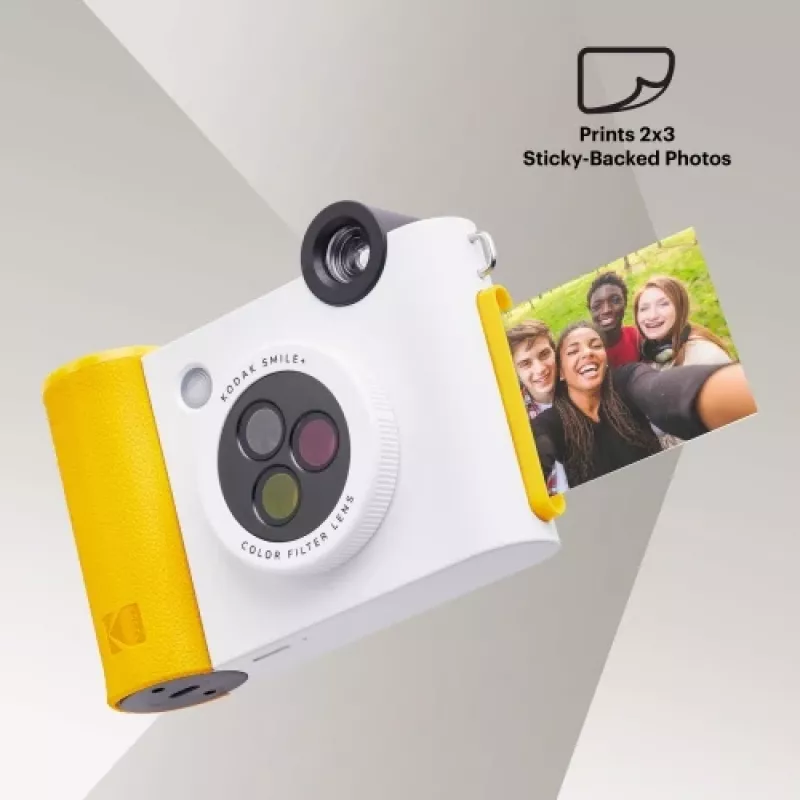 Kodak SMILE+ Momentinė Spausdinimo Kamera, 2x3'', Balta