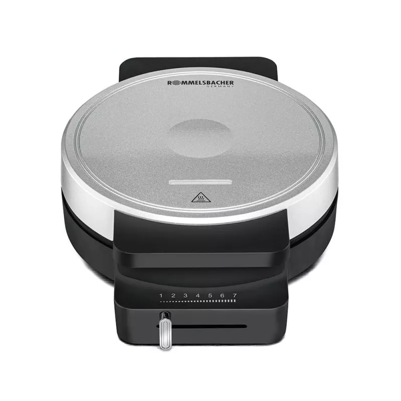 Vieno vaflinio keptuvė ROMMELSBACHER WA 850, 850 W, juoda/sidabrinė
