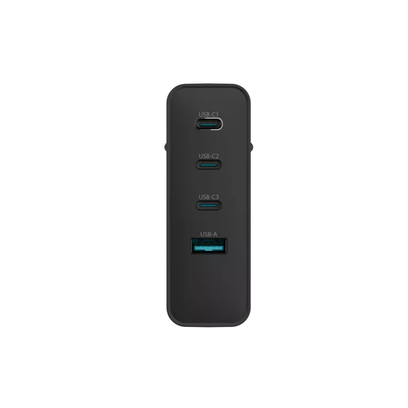 NATEC NUC-2234 sieninis įkroviklis nešiojamam kompiuteriui ir telefonui, juodas, 100 W, greitasis įkrovimas