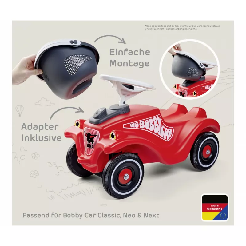 Bobby Car bagažinis krepšys (Pilka/Balta)