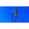 SAVIO Adapter USB-C 3.1 Gen.1 (vyriškas) į RJ-45 Gigabit Ethernet (moteriškas), 1000 Mbps, AK-56, pilka