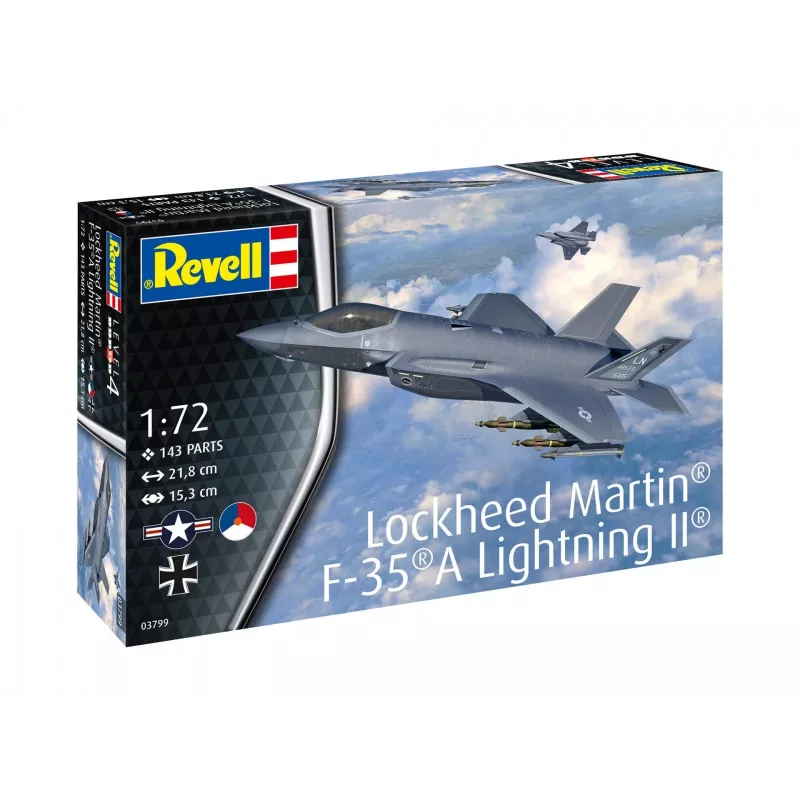 Plastikinis modelis Lockheed Martin F-35A Lightning II 1/72