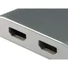 Equip USB Type-C į 2x HDMI adapteris, 3.2 Gen 1, USB-C, HDMI išvestis, 4096 x 2160 pikselių