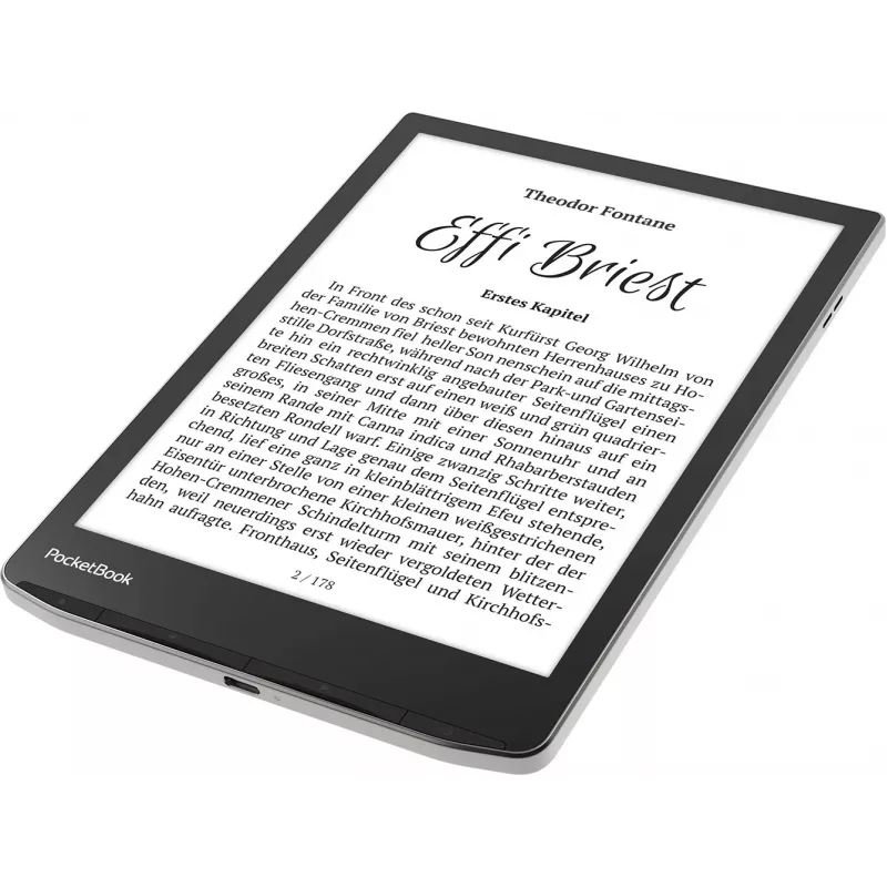 E. knygų skaityklė „PocketBook InkPad 4“ 7,8 colio E Ink Carta, 32 GB, „Wi‑Fi“, juoda/sidabrinė