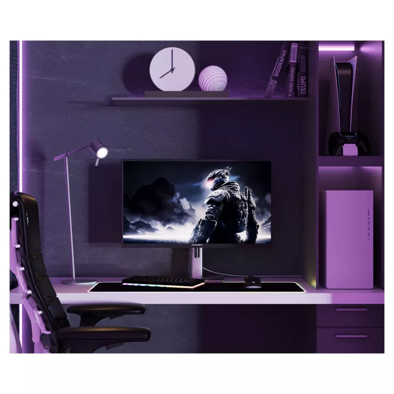 JAPANNEXT JN-I270WQHD300F-HSP monitorius 27 colių (68.6 cm) 2560x1440 WQHD LED pilkas