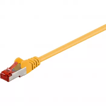 Wentronic Goobay CAT 6 Patch Laidas, S/FTP (PiMF), Geltonas, 20 m - LSZH Be Halogenų, Varis (68307)