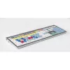 Klaviatūra Logickeyboard ALBA Universal USB AZERTY prancūziška sidabrinė