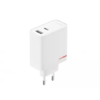 OnePlus 80W maitinimo adapteris (Type-C + Type-A)