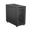 19 colių stelažo spinta LANBERG FF01-6222-23B 22U 600x1200 mm juoda su perforuotomis durelėmis