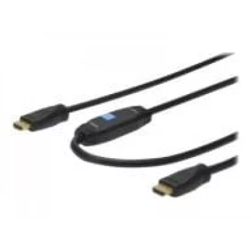 Digitus HDMI High Speed laidas su Ethernet ir signalo stiprintuvu