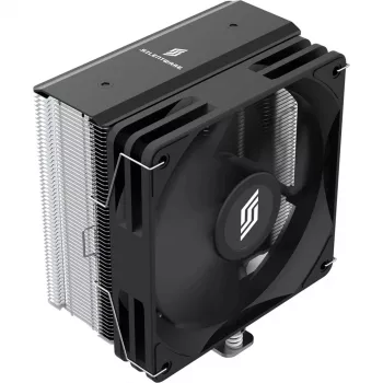 CPU aušintuvas Silentware Bora Performance – 120 mm PWM ventiliatorius, 215 W TDP, 5 šilumos vamzdeliai, Intel ir AMD lizdų palaikymas