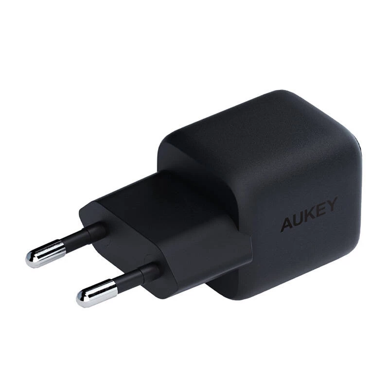 Sieninis įkroviklis Aukey PA-B1L USB-C 30W Juodas