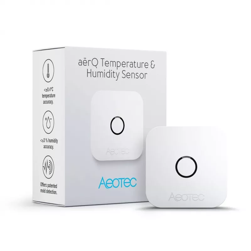 Vidaus temperatūros ir drėgmės jutiklis AEOTEC AEOEZWA039