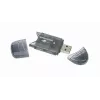 USB 2.0 kortelių skaitytuvas Gembird FD2-SD-1 – MMC/SD/SDHC/SDXC, 73×30×10 mm, 13 g, juodos spalvos