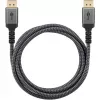 Goobay 65267 DisplayPort laidas 5 m juodas - sidabrinis (65267)