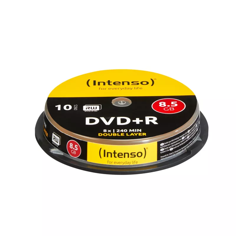 Intenso 10 x DVD+R DL 8,5 GB 8x verpstė (4311142)