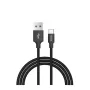 Devia Pheez Series Micro USB kabelių rinkinys 3 vnt: 25 cm, 1 m, 2 m, juoda