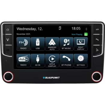 2DIN automobilinis multimedijos centras BLAUPUNKT Wolfsburg 648 DAB su Apple CarPlay ir Android Auto
