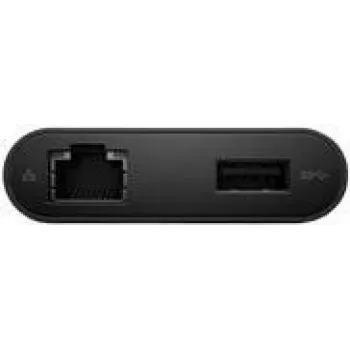 Dell DA200 išorinis vaizdo adapteris USB-C į VGA ir HDMI, juodas