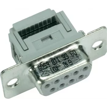 Harting D-SUB kištukas 180° 9 kontaktų IDC 09 66 128 7700