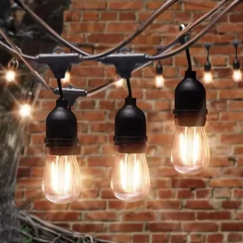 Lauko girlianda Lite bulb moments Extralink 10 m, 10 lempučių, sodo girlianda
