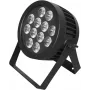 LED PAR šviestuvas EUROLITE 12x9W IP apsaugotas – 12 šviesos diodų po 9W, atsparus dulkėms ir drėgmei, sceninis ir renginių užpildomasis šviestuvas