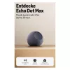 Amazon Echo Dot Max 2025 Graphite – belaidis garsiakalbis su Alexa