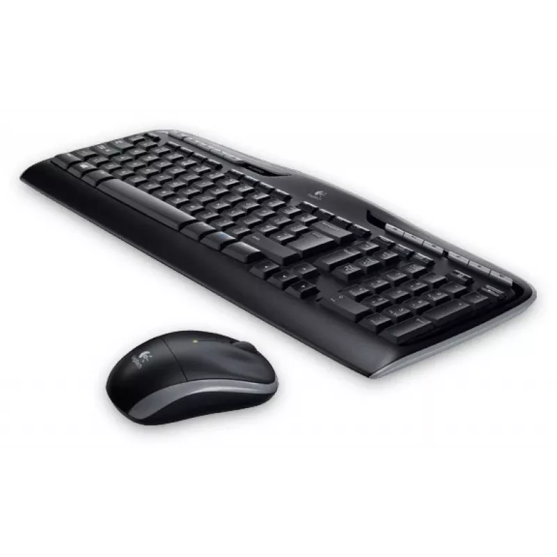 Belaidis klaviatūros ir pelės rinkinys Logitech MK330, US QWERTY, juodas