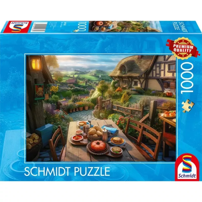 Dėlionė Schmidt Spiele Pusryčiai su vaizdu 1000 dalių, 693 mm
