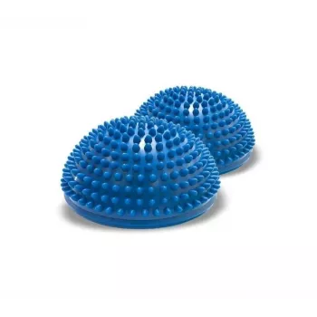 Sensoriniai pusrutuliai balansui ir propriocepcijai Qmed DRQM3GCH101 – pora, technopolimeras, Ø16 cm, maks. apkrova 100 kg, mėlyni